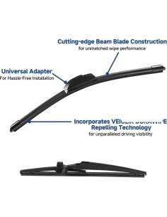 Juego de 3 Limpiaparabrisas VEIGEIR para Toyota 4Runner 2003-2009 2