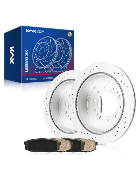 Kit de Freno Trasero KAX para Toyota y Lexus - Discos 344.9 mm