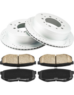 Kit de Freno Trasero KAX para Toyota y Lexus - Discos 344.9 mm 2