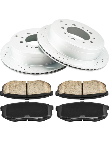 Kit de Freno Trasero KAX para Toyota y Lexus - Discos 344.9 mm