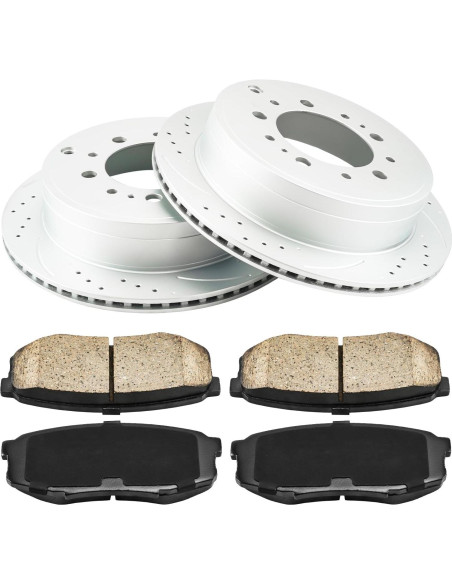 Kit de Freno Trasero KAX para Toyota y Lexus - Discos 344.9 mm