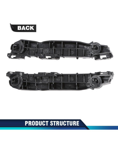 Soportes de Parachoques Frontal PIT66 para Toyota Yaris 2007-2011