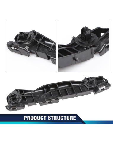 Soportes de Parachoques Frontal PIT66 para Toyota Yaris 2007-2011