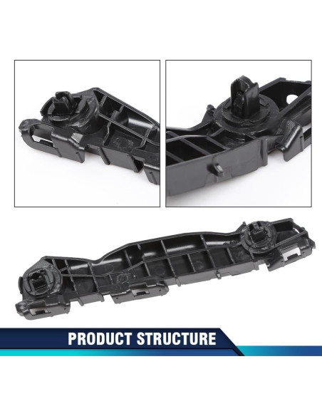 Soportes de Parachoques Frontal PIT66 para Toyota Yaris 2007-2011