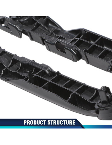 Soportes de Parachoques Frontal PIT66 para Toyota Yaris 2007-2011