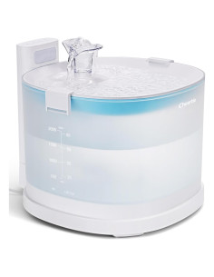 Fuente de Agua para Gatos Cheerble E1 2L Sin Bomba Doble Modo