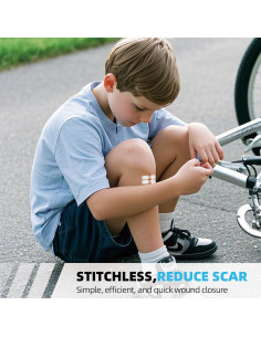 Kit de Cierre de Heridas Longmed - 10 Dispositivos 8x2 cm 2