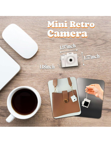 Mini Cámara Digital Retro Sniegauu B100 1080P con 32GB