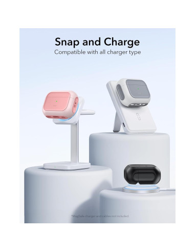 Funda de Protección ESR para AirPods Pro 2 y 1 - Rosa