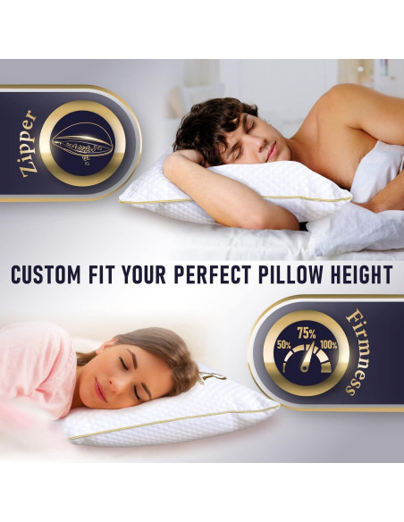 Almohada de Espuma con Memoria Royal Therapy Rey Ajustable