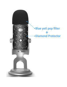 Filtro Pop para Micrófono Blue Yeti YOUSHARES - Negro 2