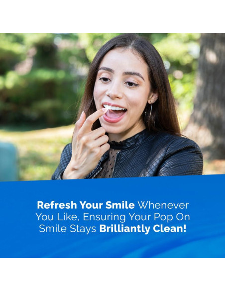 Tabletas Limpiadoras de Retenedores Pop On Veneers - 120 Unidades