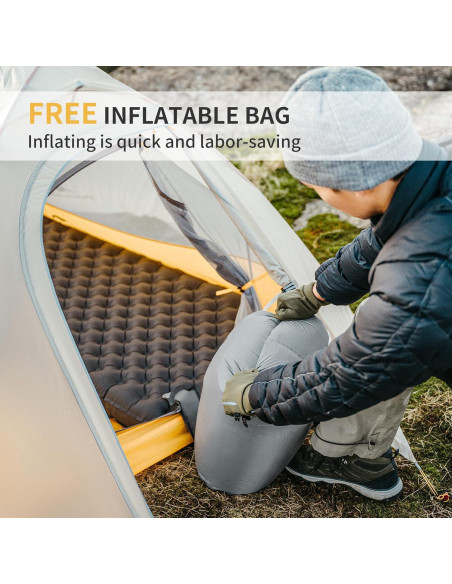 Colchón Inflable Ultraligero Naturehike Tuye R6.5 10cm Aislante
