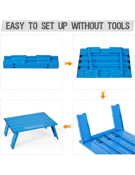 Mesa Plegable de Aluminio Old Bahama Bay 30kg Azul