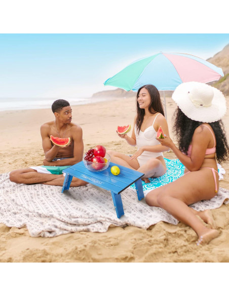 Mesa Plegable de Aluminio Old Bahama Bay 30kg Azul