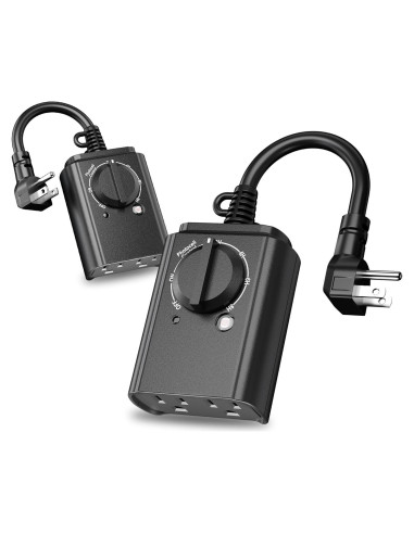 Temporizador de Luz Exterior BN-LINK Fotocélula 2 Paquete 15A