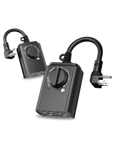 Temporizador de Luz Exterior BN-LINK Fotocélula 2 Paquete 15A