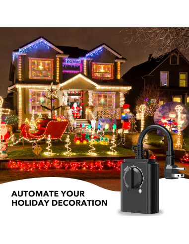 Temporizador de Luz Exterior BN-LINK Fotocélula 2 Paquete 15A