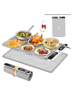 Alfombrilla Calentadora Eléctrica Jripae 61x38cm 7 Niveles Temperatura