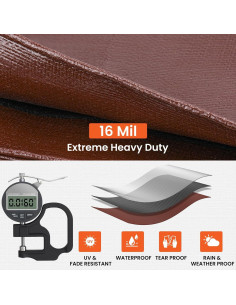 Lona Impermeable Winpull 3.05x6.1m 16 Mil Resistente UV 2