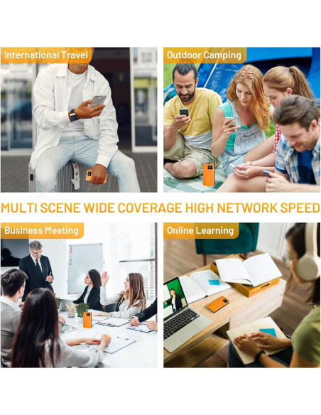 RoamWiFi R10 Enrutador Móvil 4G LTE Portátil 1GB Datos 30 Días