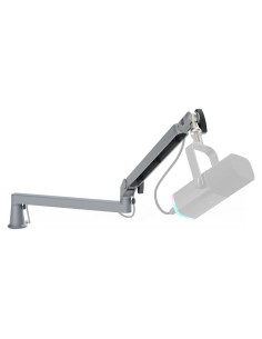 Brazo de Micrófono Ajustable AS17-GRIS para Blue Yeti y Shure