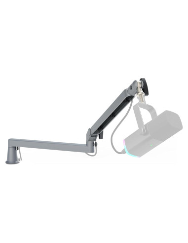 Brazo de Micrófono Ajustable AS17-GRIS para Blue Yeti y Shure