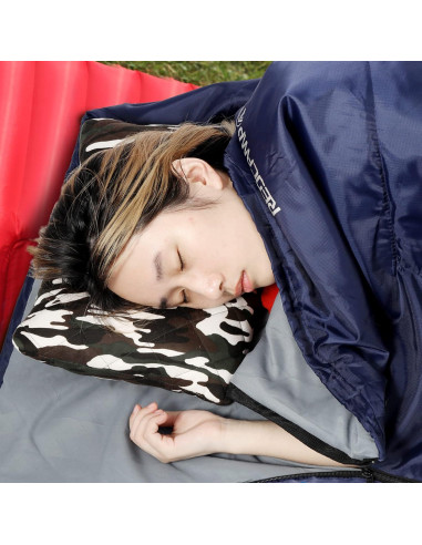 Saco de Dormir Ultra Ligero REDCAMP 1 Persona Azul Marino