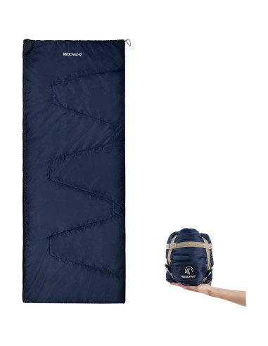 Saco de Dormir Ultra Ligero REDCAMP 1 Persona Azul Marino