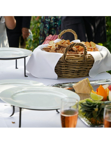 Mesa Plegable 2.44 Metros JingPieCle Blanca Resistente