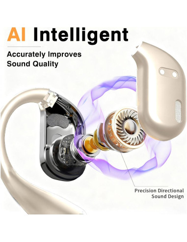 Auriculares Traductores AI Merryking MK004, 169 Idiomas, HD