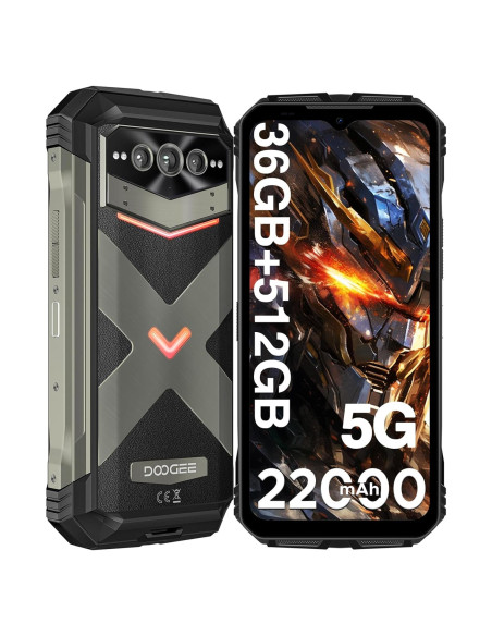 DOOGEE V MAX Plus 5G Smartphone Resistente 22000mAh 36GB/512GB