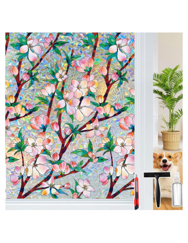 Película de Privacidad para Ventanas Dwersty 90x200 cm Arcoíris