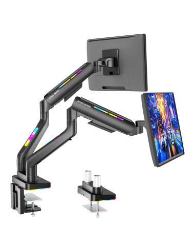 Soporte Doble para Monitor ARES WING 17-35" RGB Ajustable