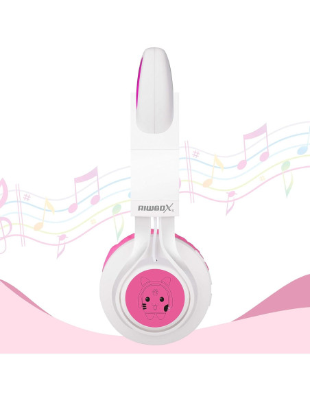 Auriculares Bluetooth Riwbox CT-7 Inalámbricos Niños con Luz LED