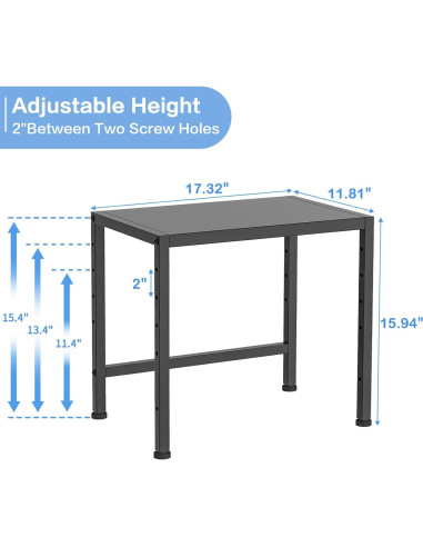 Estante de Almacenamiento Ajustable Cidaziya 30x44x41 cm 150 kg