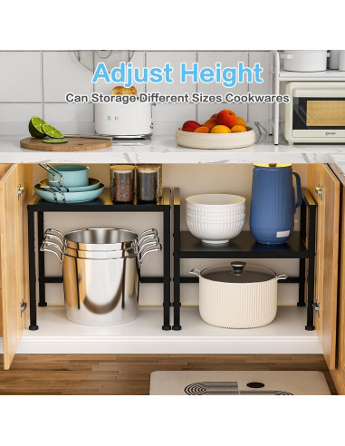 Estante de Almacenamiento Ajustable Cidaziya 30x44x41 cm 150 kg