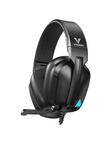 Auriculares Gaming con Cable HW11 - Negro, Cancelación de Ruido