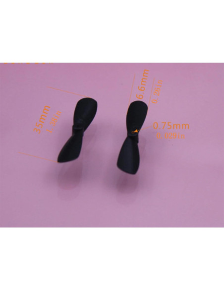 Hélices Mini para Quadcopter Wurenji 35mm - 20 Piezas