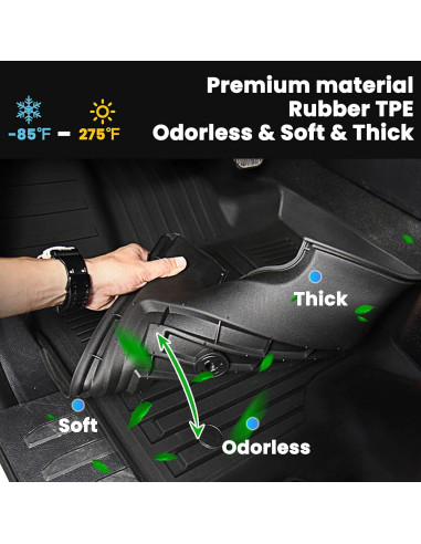 Mats de Piso Auxko para Toyota Corolla Cross AWD 2022-2025