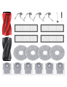 22 Piezas Accesorios para Roborock Qrevo S5V Curv Edge
