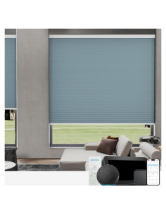 Sombra Celular Motorizada MYshade Azul Claro Personalizada