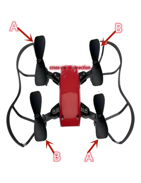 Hélices Mini para Quadcopter Wurenji 35mm - 20 Piezas