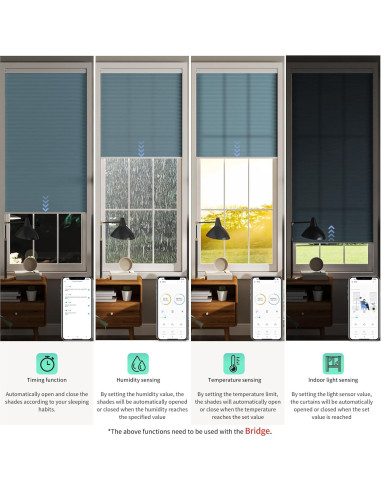 Sombra Celular Motorizada MYshade Azul Claro Personalizada