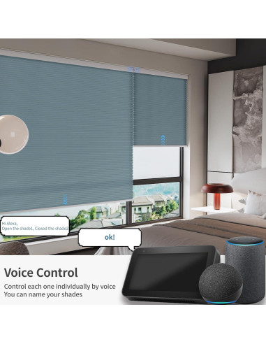 Sombra Celular Motorizada MYshade Azul Claro Personalizada