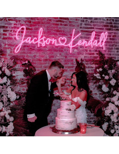 Cartel de Neón Personalizado Grande Wakklia 114x63 cm 2