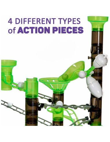 Juego de Canicas Marble Genius 200 Piezas para Niños 8+