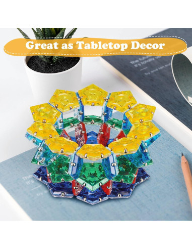 Esfera Magnética Fidget RoomyRoc - Set 12 Piezas Naranja