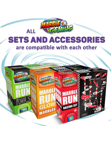 Juego de Canicas Marble Genius 200 Piezas para Niños 8+