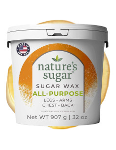 Cera de Azúcar Multiusos 907g - Vegana y Suave para Piel